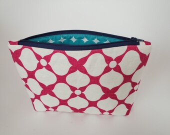 Delightful Pink Zipper Pouch