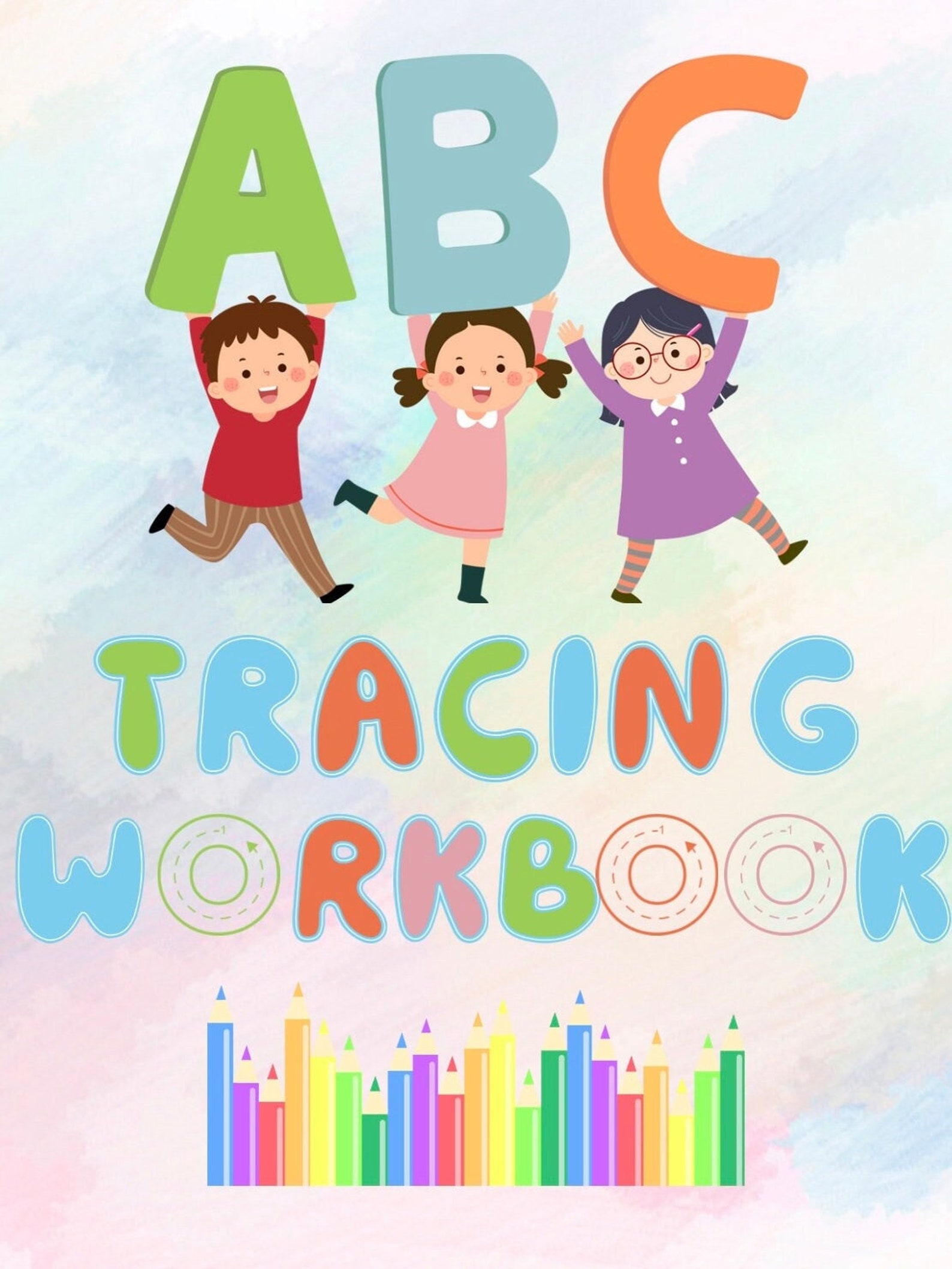 ABC Tracing Workbook PDF - Etsy