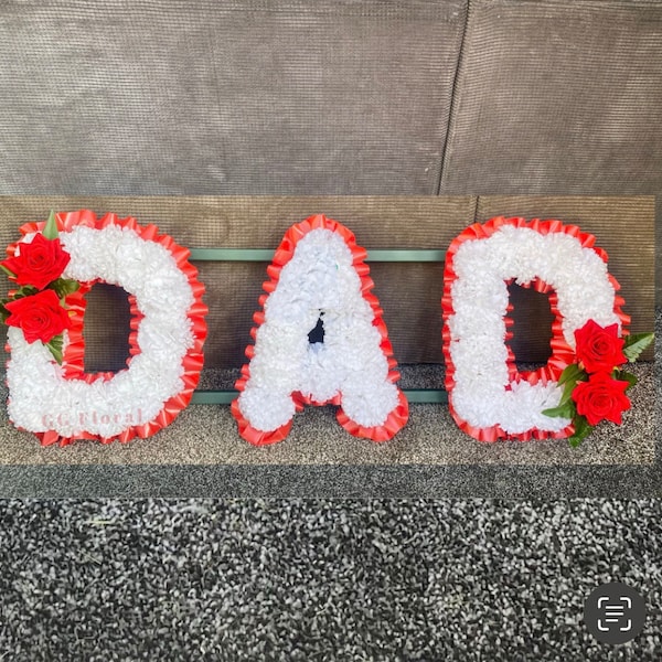 Funeral Flower Uncle Etsy UK