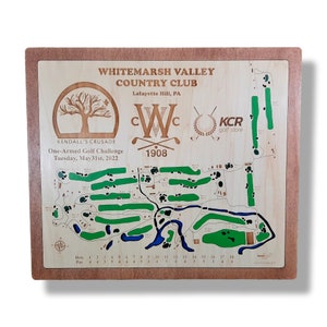 Aangepaste golfbaankunst - Whitemarsh Valley