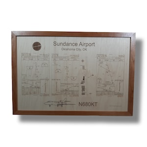 Ilustraciones láser personalizadas para aeropuertos - Sundance