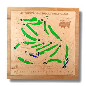 Aangepaste golfbaankunst - Augusta National