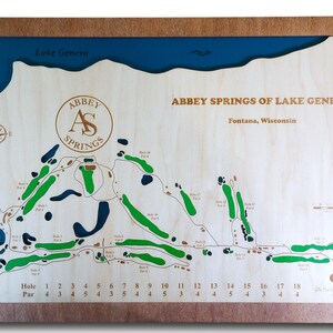Art de terrain de golf personnalisé - Abby Springs