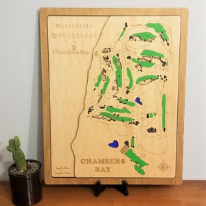 Individuelle Golf Platz Kunst - Chambons Bay