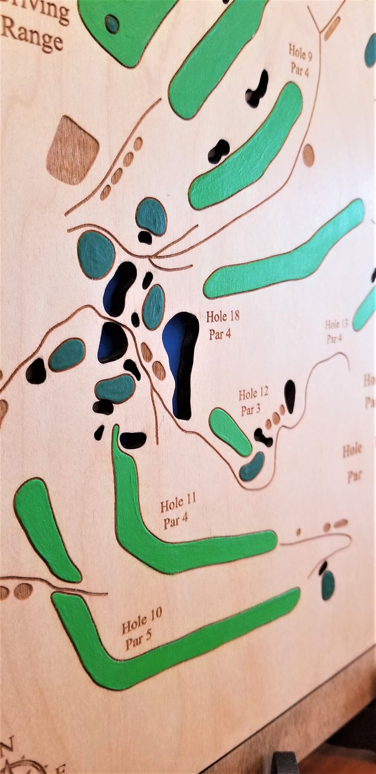 Custom Golf Course Art Inshalla Etsy Custom Golf Course Art Inshalla Etsy