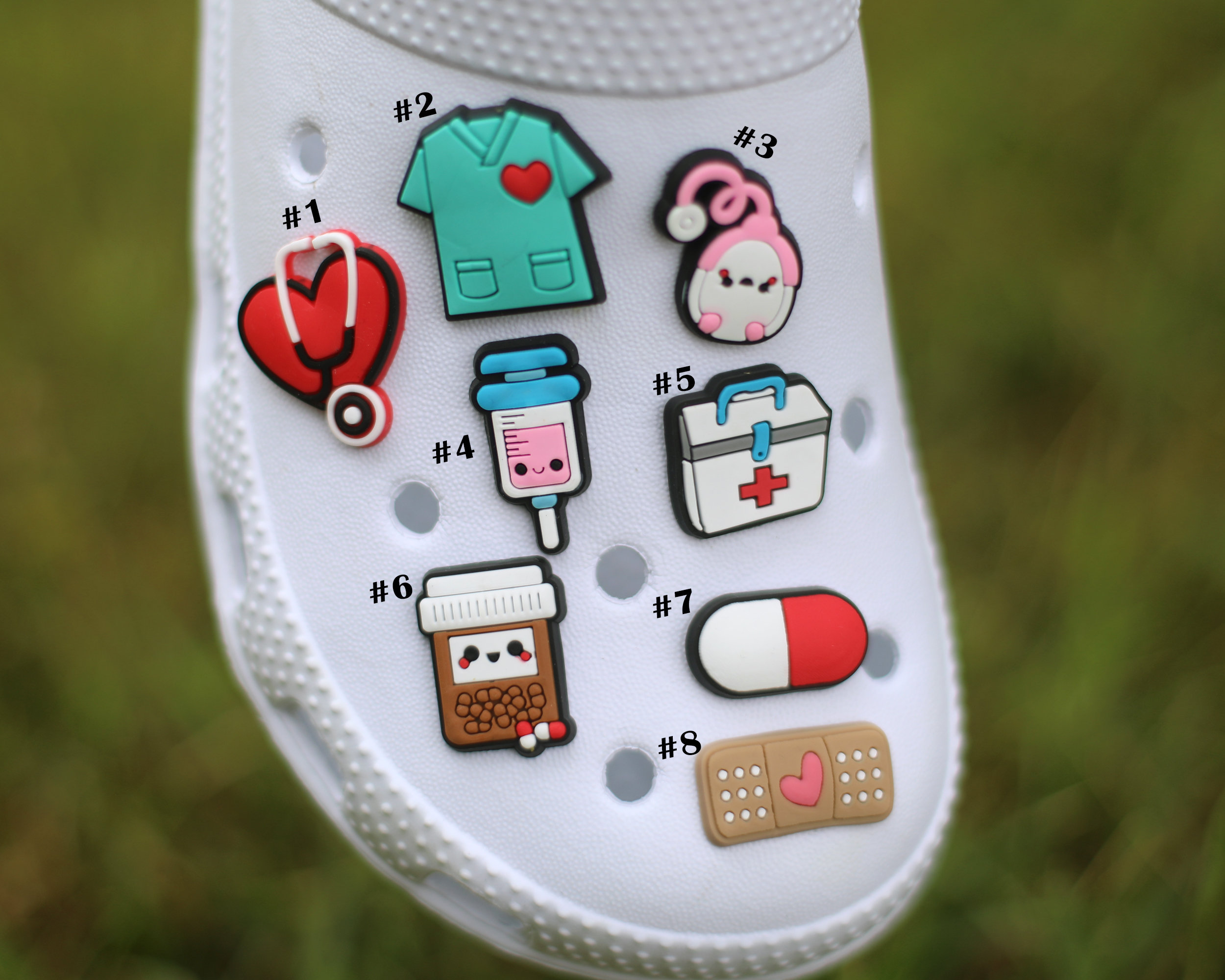 what stores sell charms for crocs