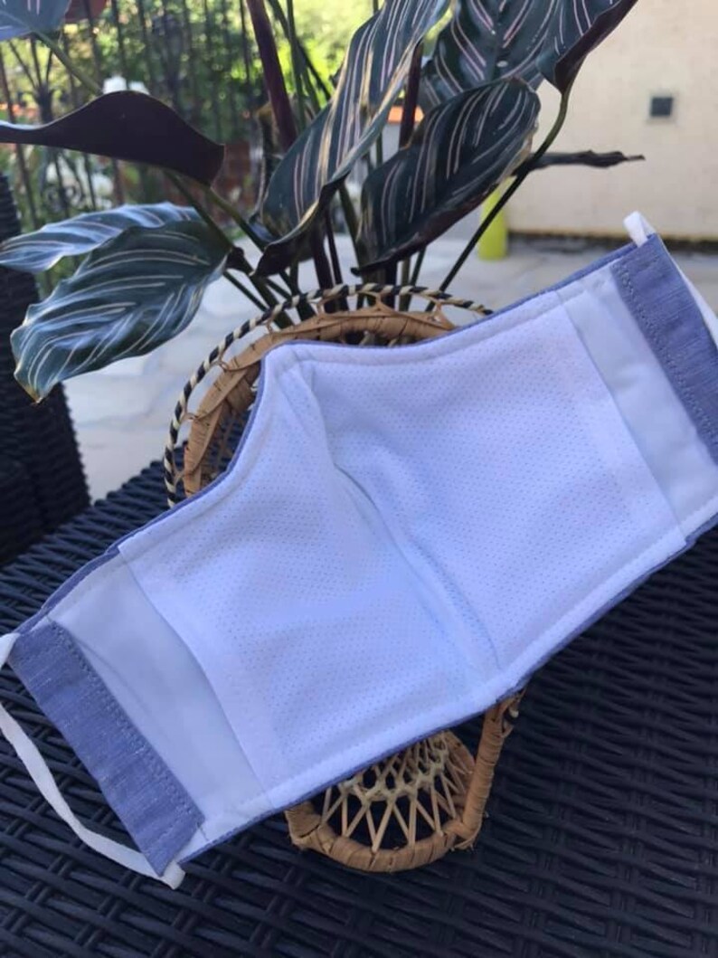 Cloth Face Mask Reusable Washable 4 Layers With Filter Pocket Etsy