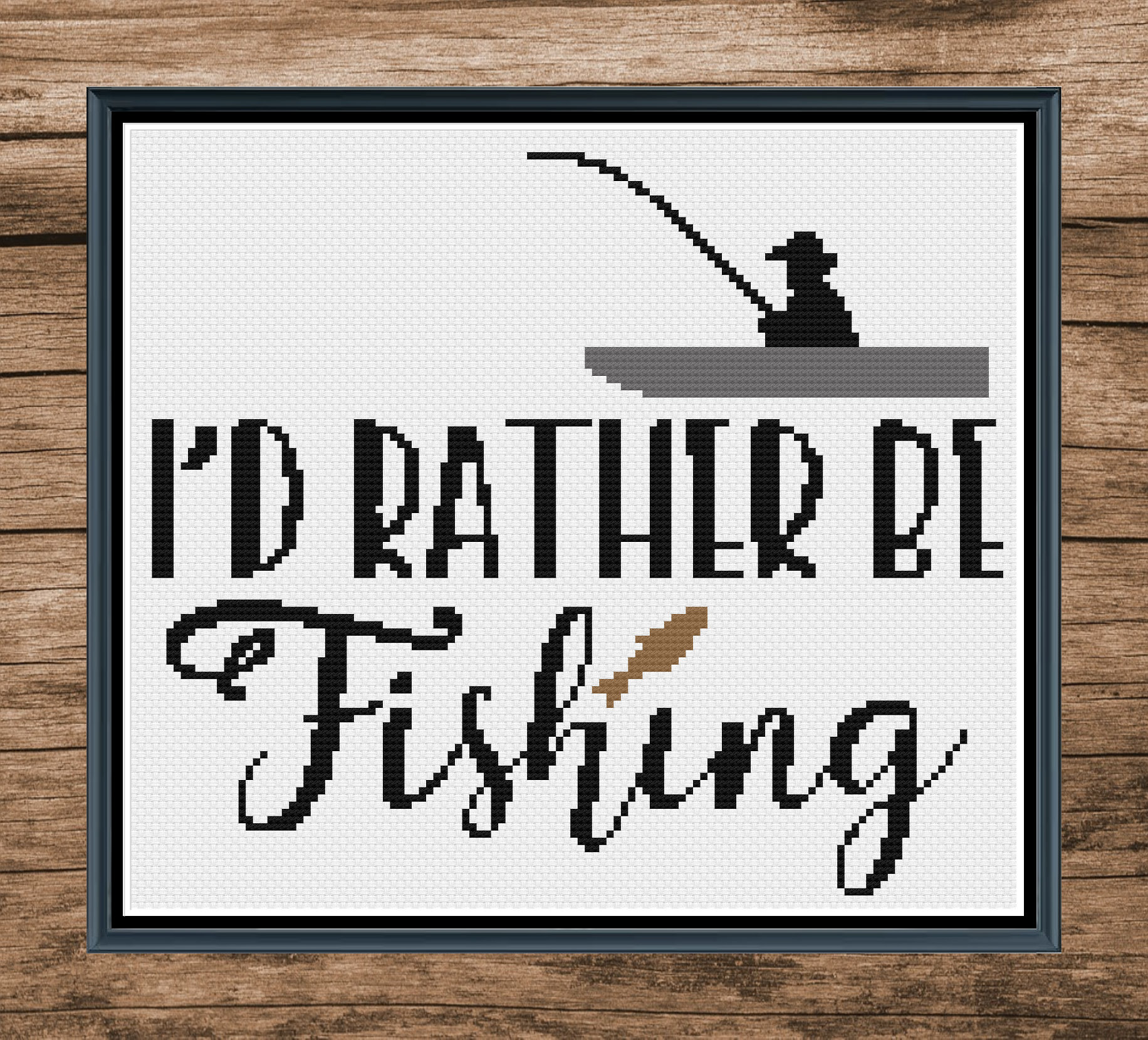 Fishing Cross Stitch Fishing Cross Stitch Pattern Fisherman - Etsy