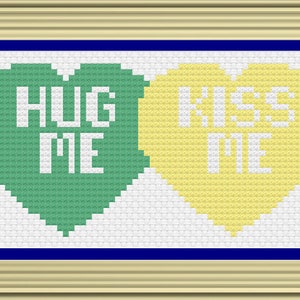 Valentine's Day Cross Stitch, Valentines Day Cross Stitch, Counted Cross Stitch, Cross Stitch, Cross Stitch Patterns