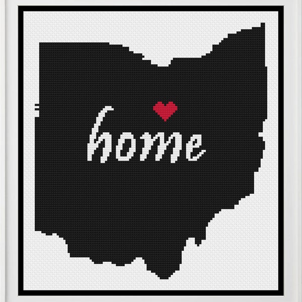 Ohio Cross Stitch Etsy
