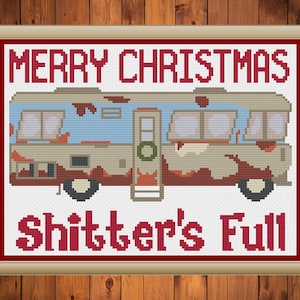 Weihnachten Kreuzstich, Weihnachten Kreuzstichmuster, Shitter&#39;s Full, Shitter&#39;s Full Kreuzstich, Kreuzstich