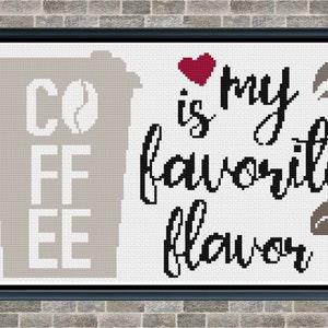 Coffee Cross Stitch, Coffee Cross Stitch Pattern, Coffee Decor, Coffee Gifts, Cross Stitch, Cross Stitch Patterns