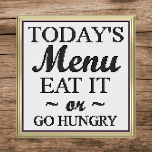 Kitchen Cross Stitch, Kitchen Decor, Kitchen Cross Stitch Pattern, Home Decor, Cross Stitch, Cross Stitch Patterns