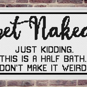 Bathroom Cross Stitch, Bathroom Cross Stitch Pattern, Bathroom Decor, Farmhouse Decor, Cross Stitch, Cross Stitch Patterns