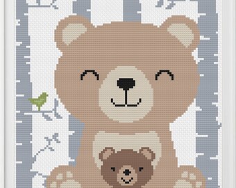 Baby Cross Stitch, Baby Cross Stitch Pattern, Nursery Cross Stitch, Baby Animals Cross Stitch, Cross Stitch Pattern