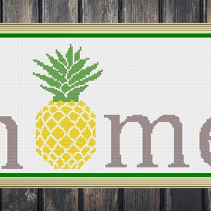 Pineapple Cross Stitch, Pineapple Cross Stitch Pattern, Pineapple Decor, Pineapple, Pineapple Home Decor, Cross Stitch Patterns