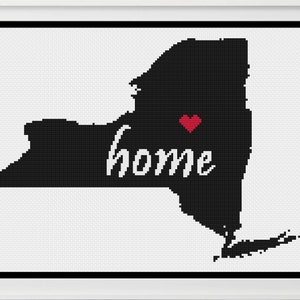 New York Cross Stitch Pattern, New York Cross Stitch, New York Decor, Home Decor, Cross Stitch, Cross Stitch Pattern