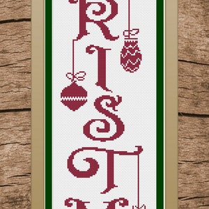 Christmas Cross Stitch Pattern, Christmas Cross Stitch, Christmas Decor, Cross Stitch, Cross Stitch Patterns