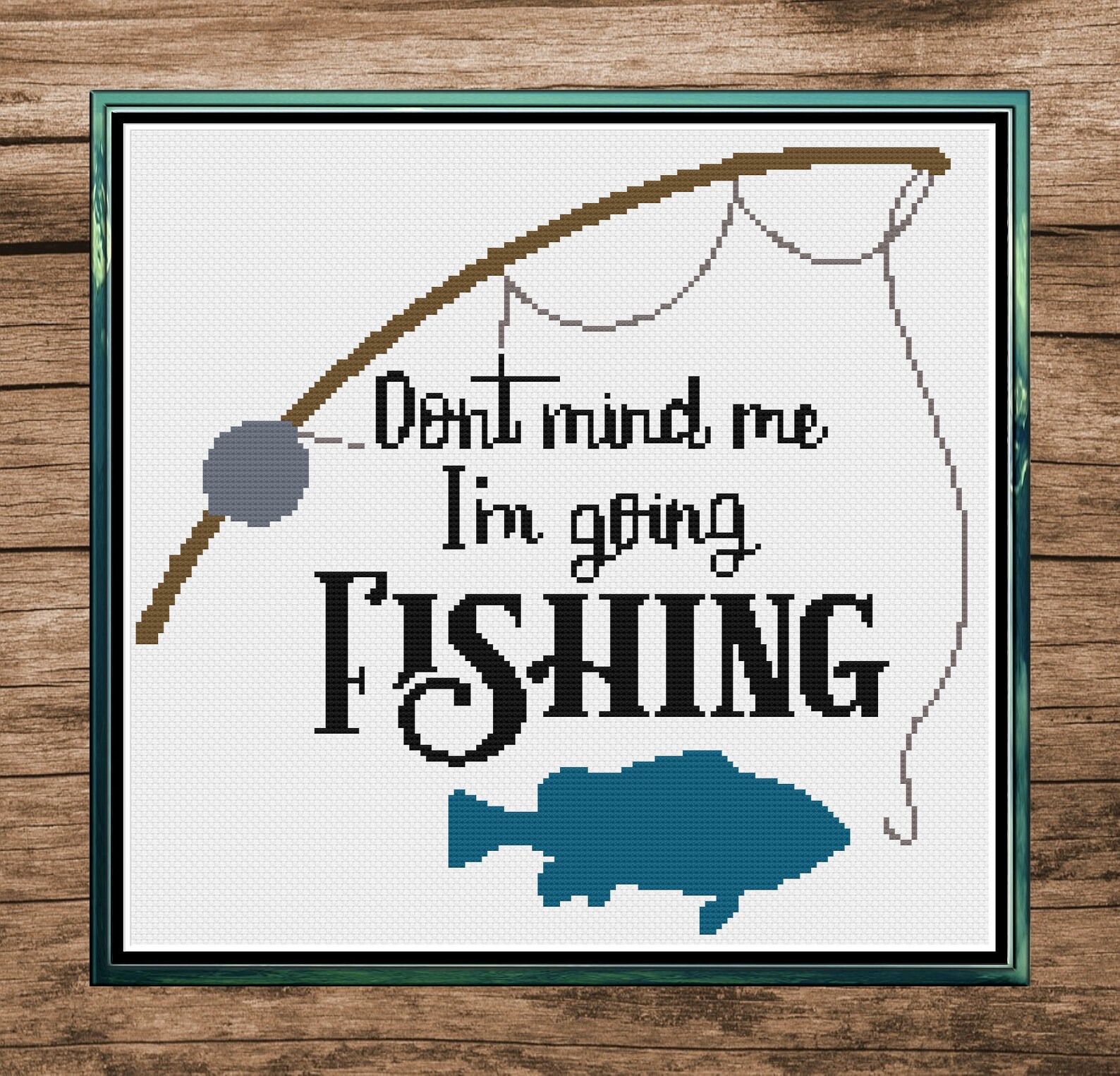 Fly Fishing Cross Stitch Pattern Leaflet 03148 L