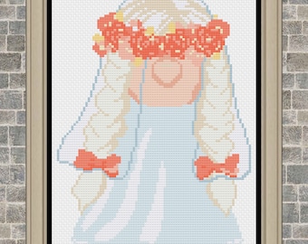 Wedding Cross Stitch, Wedding Cross Stitch Pattern, Gnomes Cross Stitch, Wedding Gnomes Cross Stitch, Cross Stitch, Cross Stitch Patterns