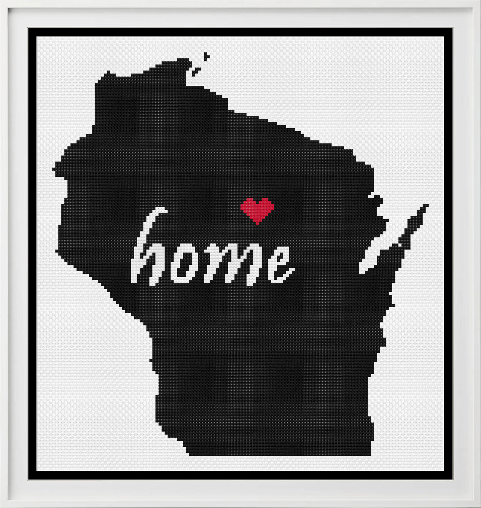 Wisconsin Cross Stitch Pattern Wisconsin Cross Stitch Cross Etsy