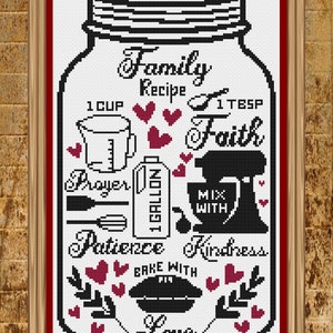 Kitchen Cross Stitch Pattern, Kitchen Cross Stitch, Home Decor Cross Stitch, Cross Stitch, Cross Stitch Patterns