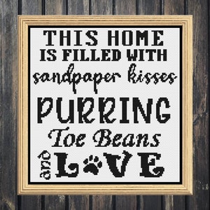 Cat Cross Stitch, Cat Cross Stitch Pattern, Cat Gifts, Cat Decor, Cross Stitch, Cross Stitch Patterns