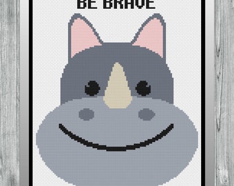 Nursery Cross Stitch, Rhino Cross Stitch, Safari Animals Cross Stitch, Baby Cross Stitch, Cross Stitch, Cross Stitch Patterns