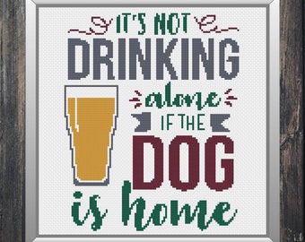 Beer Cross Stitch, Beer Cross Stitch Pattern, Dog Cross Stitch, Cross Stitch, Cat Cross Stitch, Cross Stitch Pattern