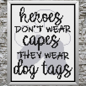 Military Cross Stitch, Military Cross Stitch Pattern, Military Decor, Cross Stitch, Cross Stitch Pattern