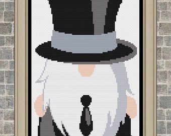Wedding Cross Stitch, Wedding Cross Stitch Pattern, Gnomes Cross Stitch, Wedding Gnomes Cross Stitch, Cross Stitch, Cross Stitch Patterns
