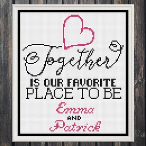Wedding Cross Stitch, Wedding Cross Stitch Pattern, Cross Stitch, Cross Stitch Patterns