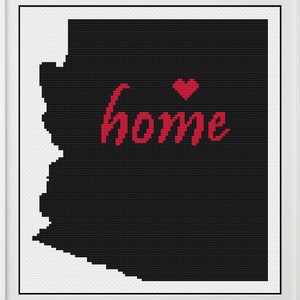 アリゾナ クロスステッチ、アリゾナ クロスステッチ パターン、アリゾナ デコレーション、アリゾナ、ホーム デコレーション、クロスステッチ、クロスステッチ パターン