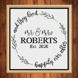 Wedding Cross Stitch, Wedding Cross Stitch Pattern, Cross Stitch, Cross Stitch Patterns