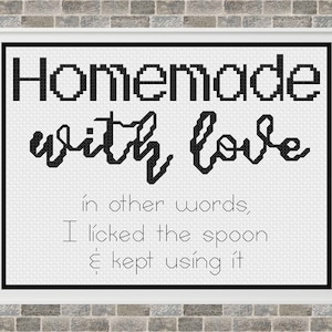 Kitchen Cross Stitch, Kitchen Cross Stitch Pattern, Kitchen Decor, Home Decor, Cross Stitch, Cross Stitch Patterns