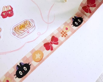 Anime INSPIRED FANART Kiki’s delivery service School Supplies Desk Decoration Journal Scrapbooking Kawaii Notebook Washi Tape