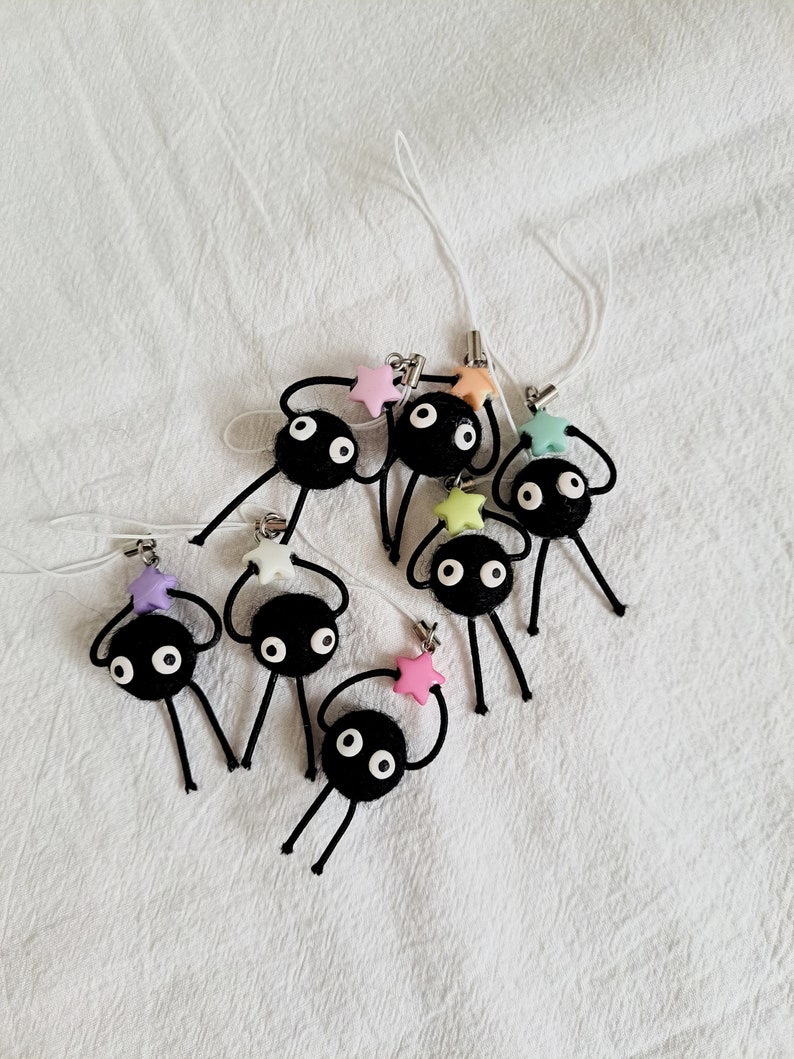 Studio Ghibli Inspired Soot Sprites Susuwatari From Hayao Etsy
