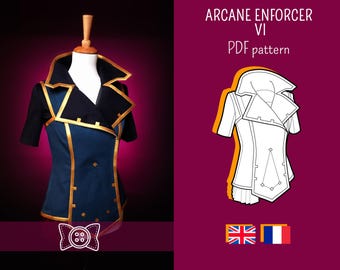 ARCANE VI inspired PDF cosplay pattern