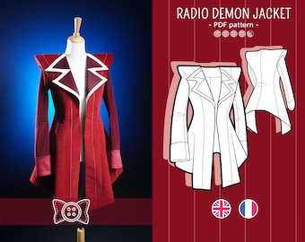 Alastor Hazbin Hotel Radio Demon PDF cosplay pattern (UPDATED)