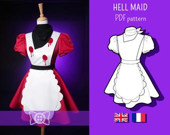 Niffty Hazbin Hotel Cute Dress PDF cosplay pattern