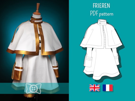 FRIEREN : Journey Elf Cosplay pattern PDF