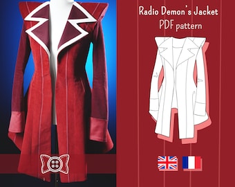 Alastor Hazbin Hotel Radio Demon PDF cosplay pattern