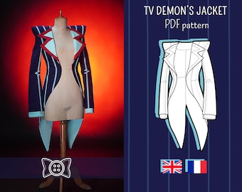 HAZBIN HOTEL Vox jacket PDF cosplay pattern