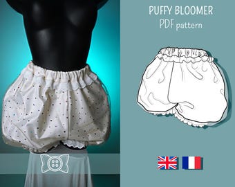 Puffy Bloomer Sewing Pattern – Tulle & Lace Lolita Shorts (PDF Pattern)