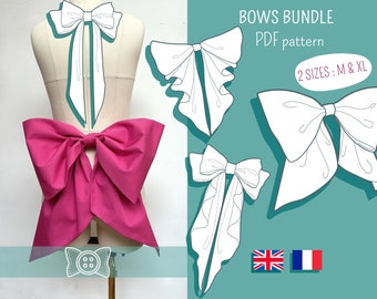 CUTE BOW for cosplay pdf Pattern bundle*UPDATED*