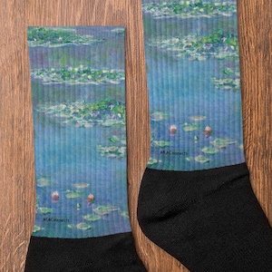 Monet&#39;s Water Lilies Socks