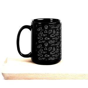 Geometry Nerd Black Glossy Mug