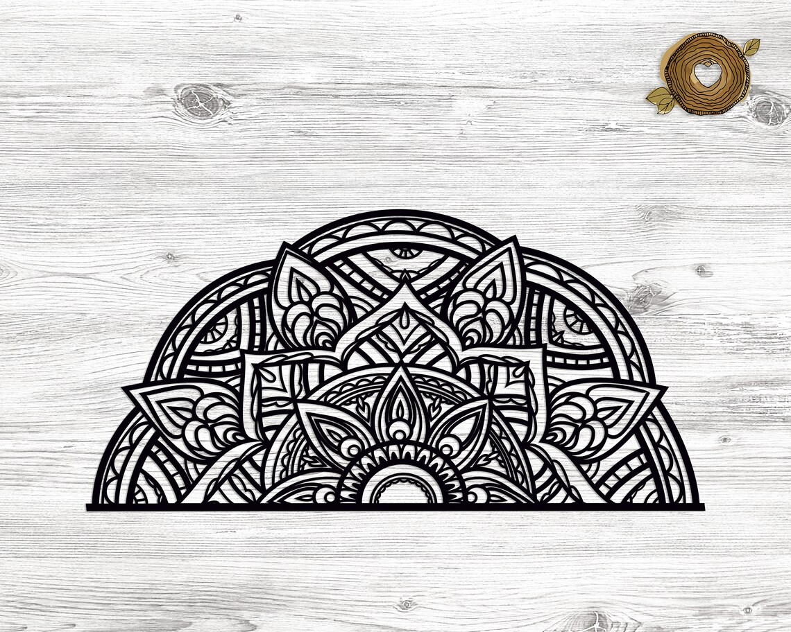 Free Free 273 Half Flower Mandala Svg SVG PNG EPS DXF File