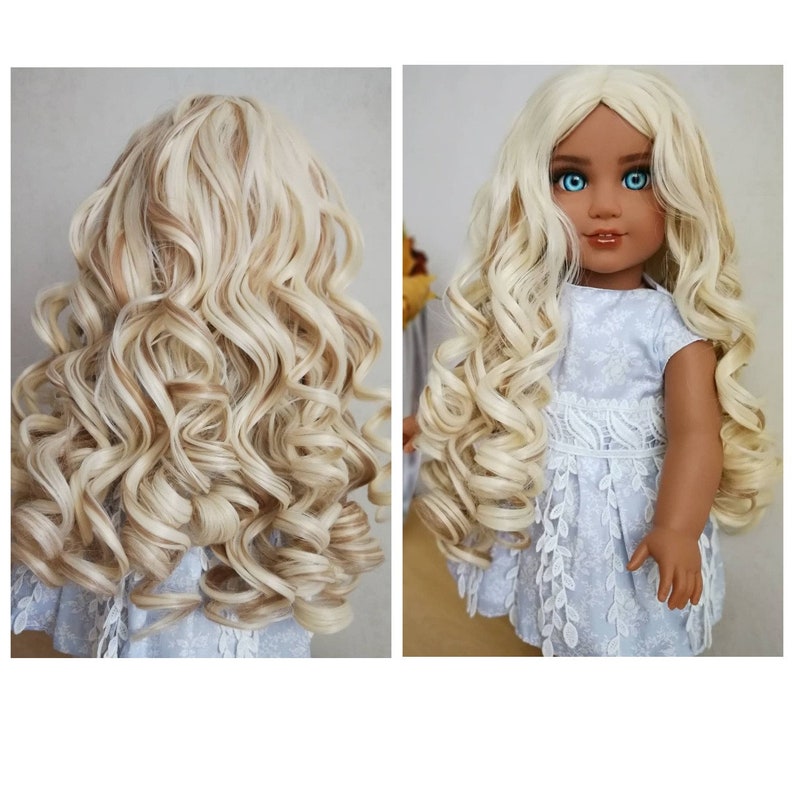 American Girl doll wig сurly doll Replacement Wigs fit Etsy
