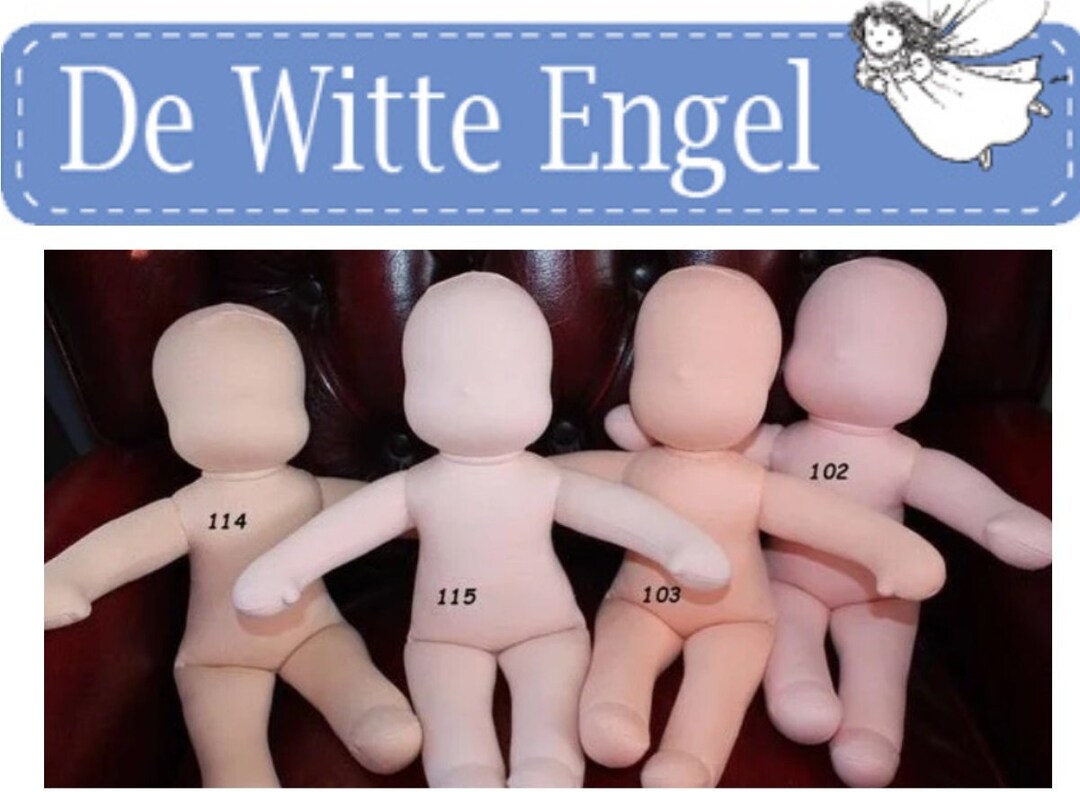 8 Skin Tones Fabrics, Dollmaking 100 Cotton by Dewitte Angel for Art